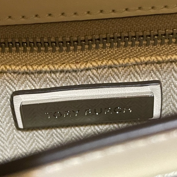 Tory Burch Britten Snake Embossed Convertible Crossbody Bag - Picture 8 of 10